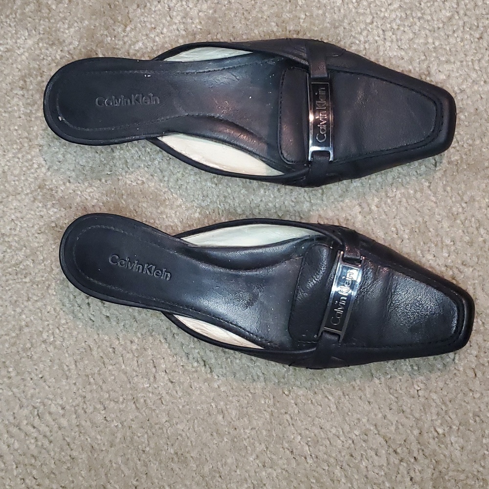 Calvin Klein Slip-on Mules, Sz. 7 1/2.